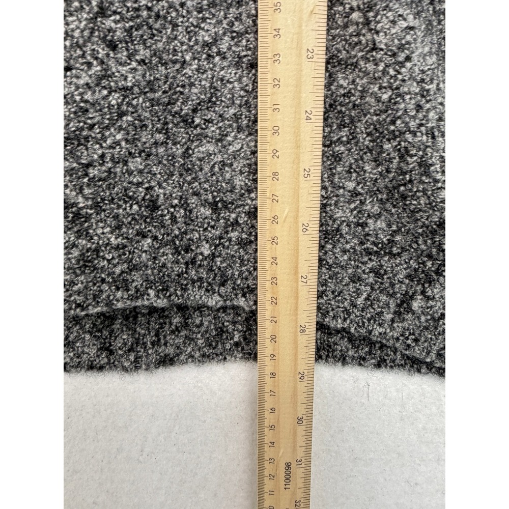 Joe's Jeans Gray Wool Yak Hair Blend Marled Crew Neck Sweater M - Picture 7 of 8